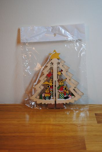 Christmas Decoration. 3D Xmas Tree Pendant