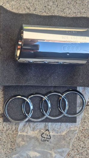 O.e exhaust tail pipe and logo