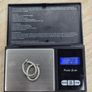 Sterling Silver 925 Diamond Cut Textured Oval Hoop Earrings 2.8g Image 4
