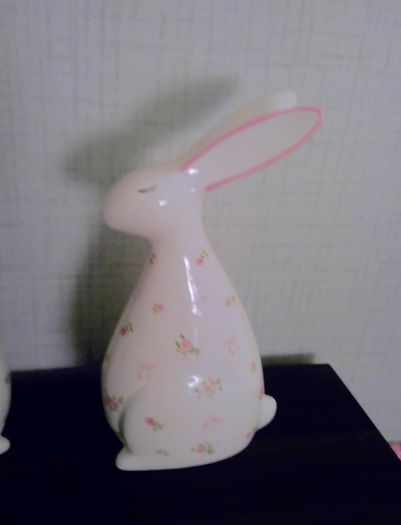 Pair of lovely China Rabbits 7 euro