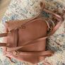 Mini Backpack/Purse (Light Pink & Beige) Image 2