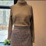 Vintage 70s / 80s mock turtleneck sweater top Image 3