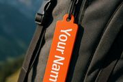 Customisable luggage tag