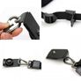 Camera Anti Slip Black Single Shoulder Sling Belt Strap Image 3