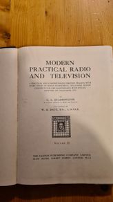 Vintage Modern Practical Radio And Television Volume 11. Hardback.