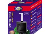 Aqua Nova NSF-C200L Corner Sponge Filter For Aquarium Up To 200L
