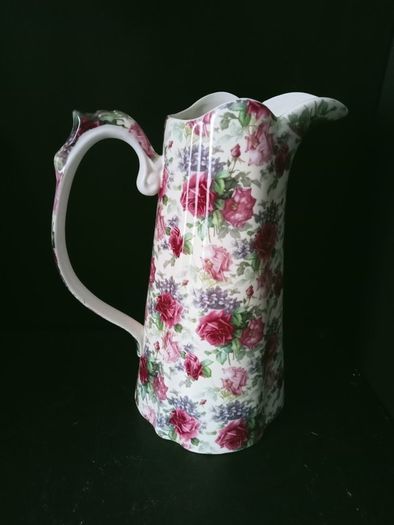 A Pair of Lord Nelson Ware Chintz Edwardian Pitchers Jugs