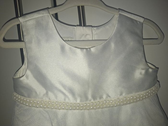 Monsoon Christening dress, headband and Cardigan