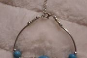 silver and turquoise bracelet