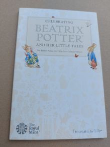2017 Beatrix Potter 50p X 4 Coins Full Set in Royal Mint Album