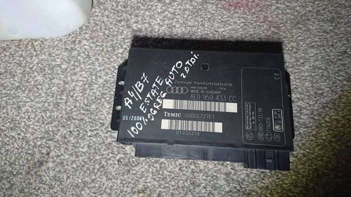 Audi a4 b6 b7 1.9tdi 2.0tdi comfort control module. CCM comfort convenience, saloon estate 6 speed AVF BLB BRE BRD 130 - 170 bhp parts breaking