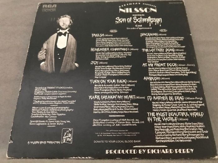 Harry Nilsson - Son Of Schmilsson      CD