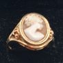 Vintage 9ct cameo ring Image 2