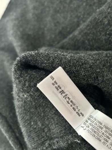 Zara woman's grey zipper wool jacket size S