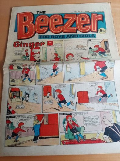 The Beezer comic Dec. 1974