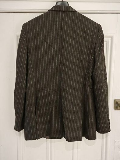 Max Mara Virgin Wool Pinstripe Trouser Suit