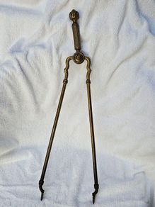 Brass Fire Tongs