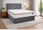 New Grey Divan sets with Pocket Sprung Mattress