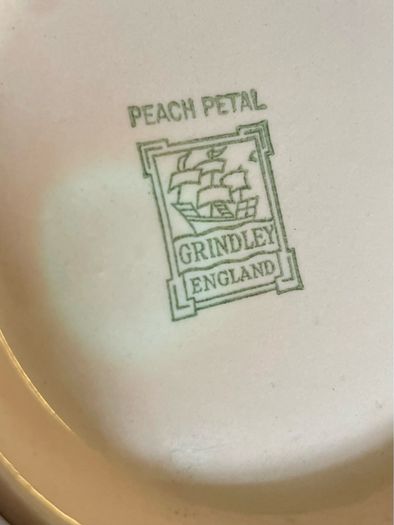 Vintage Grindley Peach Petal or Ceramic or Jug Soft Pink Glaze 1940s to the 1950s