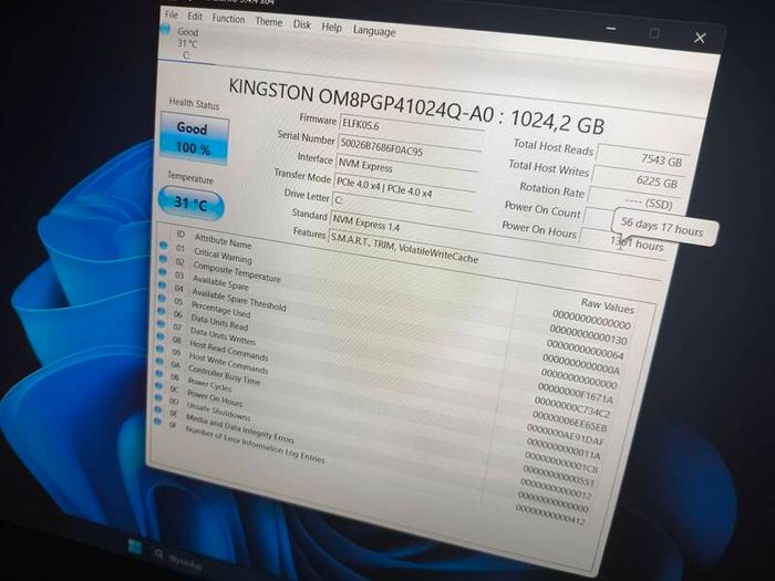 1tb Nvme Ssd Kingston M.2 2280 TLC Pcie 4.0 X4 4700/3800mb/s 640TBW
