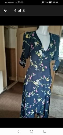 beautiful new Oasis wrap overdress