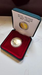 2013 Belgium Proof Coin Box And Capsule