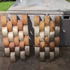 Metal art panels