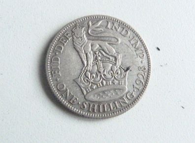 1928 silver shilling