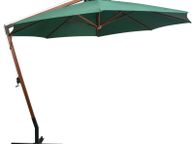 main image for ad Hanging Parasol 350 cm Wooden Pole Green
