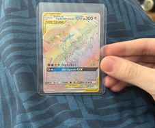 Moltres  zapdos articuno GX rainbow Pokemon card