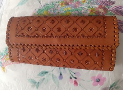 wallet purse boho style handmade genuine leather, India