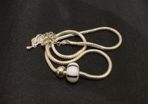 SALE!  Short Newbridge Silverware Charm Necklace