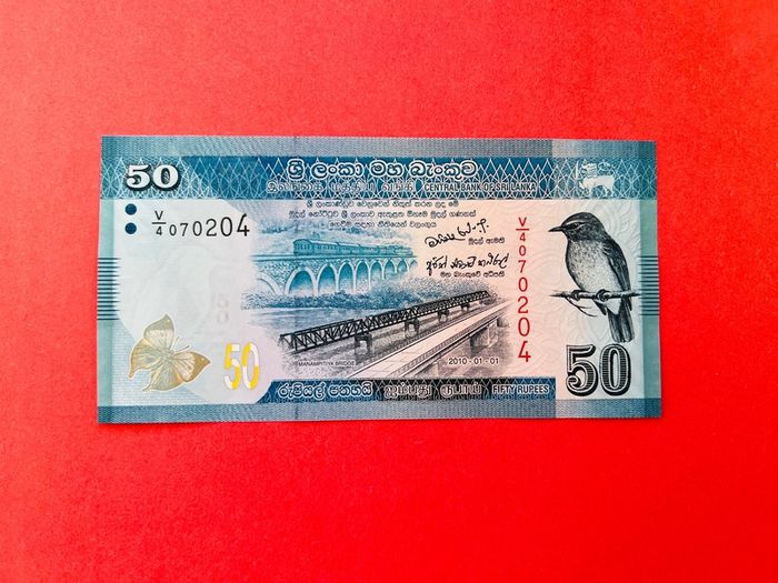 Sri Lanka  50  Rupees.  2010   Pick  124a  ( Uncirculated )