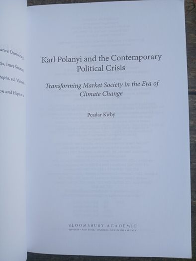 Karl Polyani and the Contemporary Political Crisis