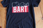 BNWT Age 9-10 Black  Bart Simpson Teeshirt