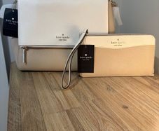 Kate Spade Leila Medium Flap Leather Shoulder Bag & Purse