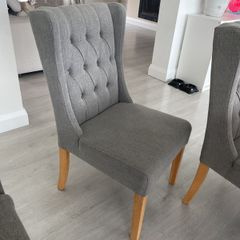 Dining chairs and bench