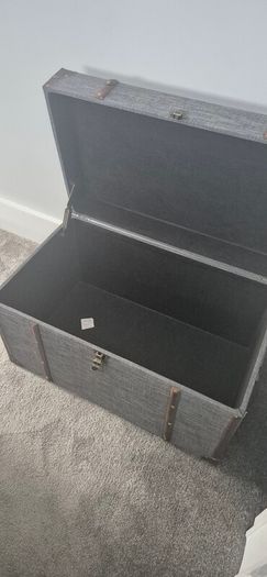 Stylish Storage Trunk - Vintage Inspired "Malle" Style
