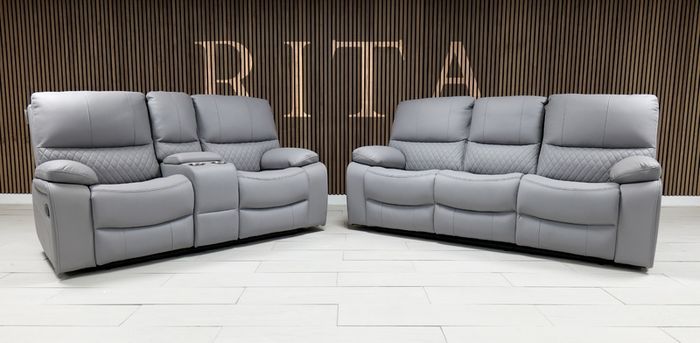 Rita 3+2 Air Leather Recliner Sofa Set