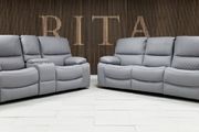 Rita 3+2 Air Leather Recliner Sofa Set