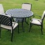 5 Piece Garden Dining Set in Cast Aluminium Image 8