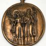 Rare bronze st. Ulrich medal by Max Faller Image 2