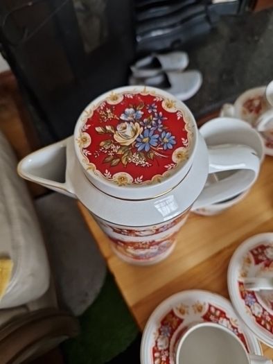 mid-century retro coffee set