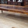 Large Victorian Pine Farmhouse Dining Table Image 3
