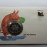 1995 Year of the Pig | Rare Proof 1000 Shillings coin in China stamp cover Image 3