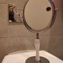 QUICK SALE (Moving Sale!): Double-Sided Vanity Makeup Mirror (3x Magnification) - Excellent Like-New Condition Image 3