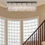Modern Crystal Ceiling Light Square Chandelier for Home Office Hotel Silver (FREE POSTAGE) Image 10