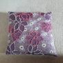 3 embroidered cotton cushion covers, brown Image 3