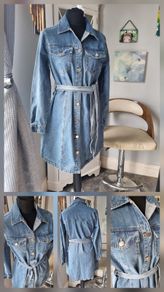 brand new denim dress