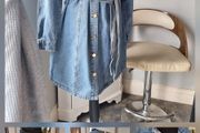 brand new denim dress
